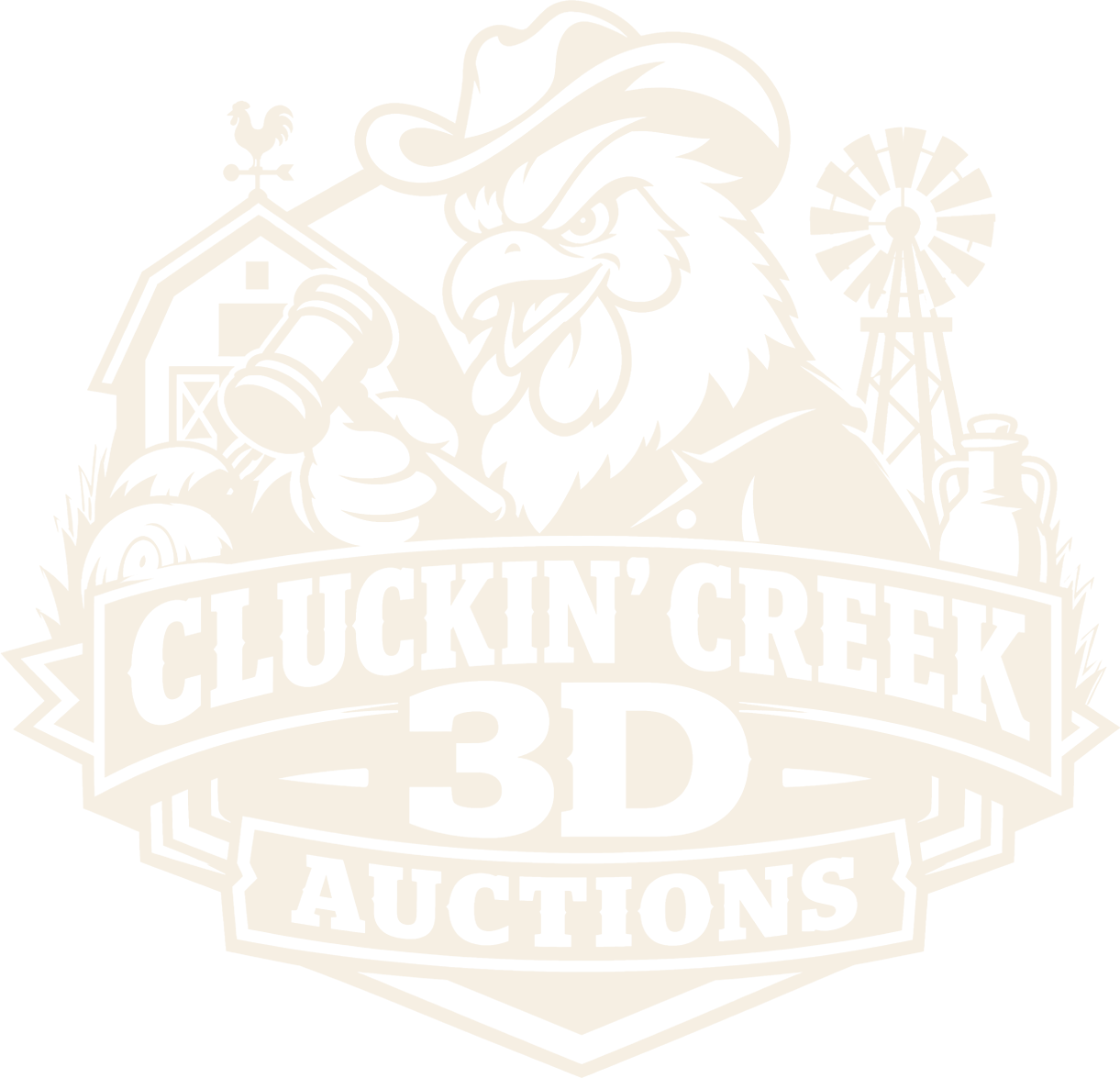 Cluckin' Creek 3D Auctions logo